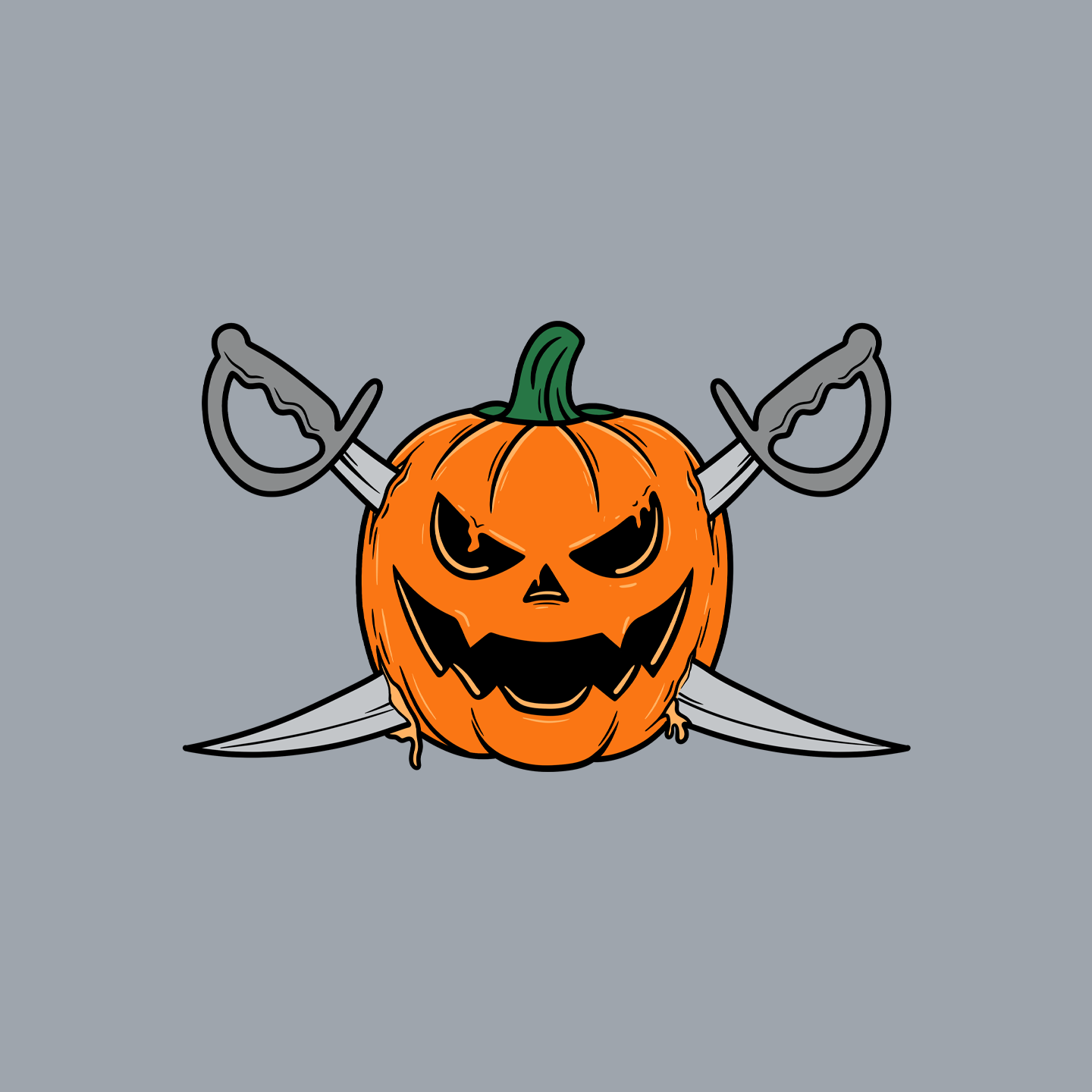 Pumpkin Blades Pin (Glow in the Dark)