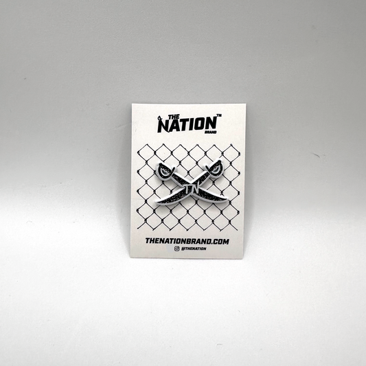 Black Glitter Blades PIn