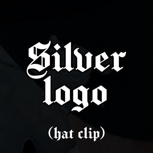 Silver Logo Hat Clip