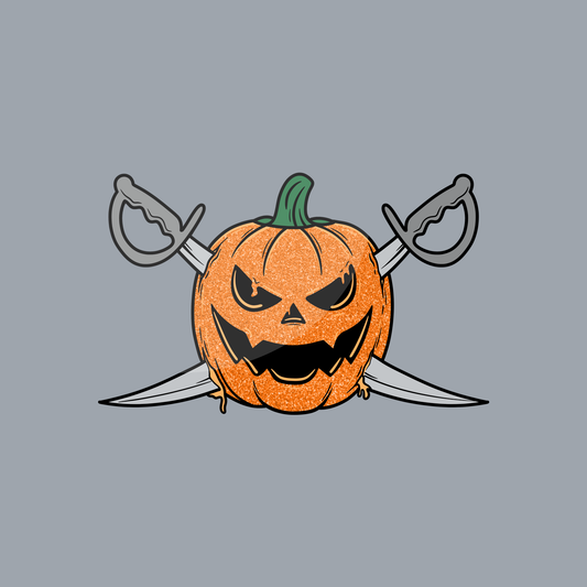 Pumpkin Blades Pin (Glitter)