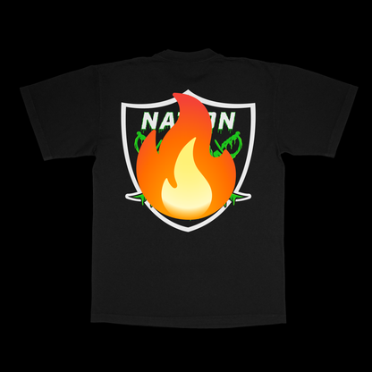 The Nation Slime logo Tee (Glow in the Dark)